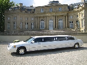 Anfahrt mit der Stretchlimousine